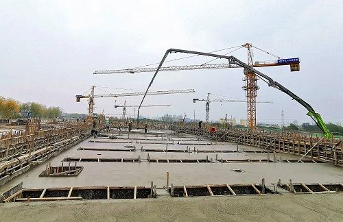 湖北武汉临空港污水处理厂项目水解酸化池池体施工全部完成(图)